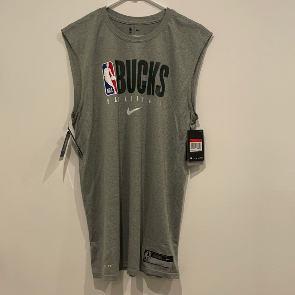 NBA Milwaukee Bucks Sleeveless Dry Fit shirt